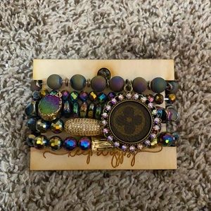 Upcycled Luis Vuitton bracelet